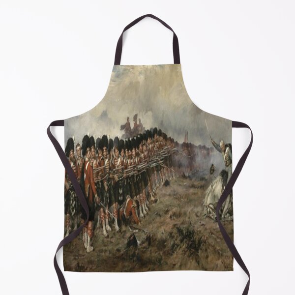 Item preview, The Red Line - Scottish Highlanders - Battle of Balaclava - 1854 - Art Print Design designed and sold by TheHappyK.