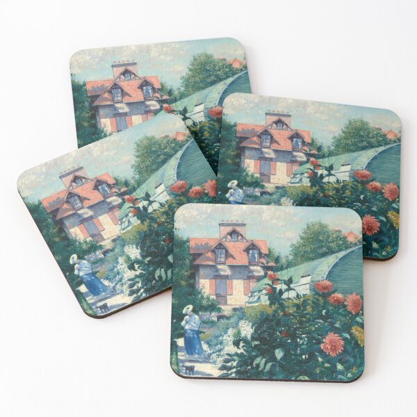 Item preview, Dahlias, Garden at Petit Gennevilliers - Gustave Caillebotte designed and sold by TheGuestCat.