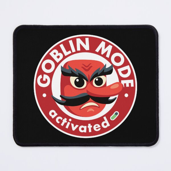 Item preview, Goblin Mode Activated - Funny Goblin Emoticon designed and sold by Happy Puppy Print On Demand.