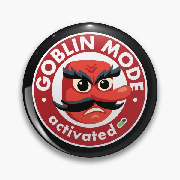 Item preview, Goblin Mode Activated - Funny Goblin Emoticon designed and sold by Happy Puppy Print On Demand.