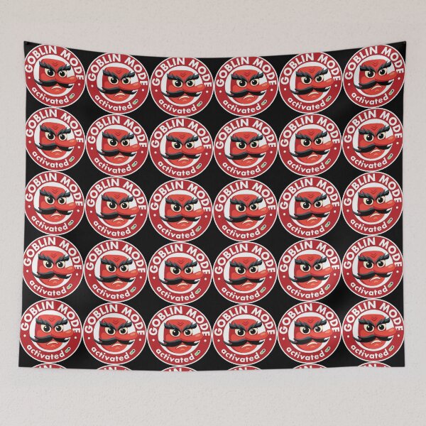 Item preview, Goblin Mode Activated - Funny Goblin Emoticon designed and sold by Happy Puppy Print On Demand.