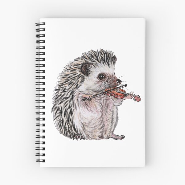 Item preview, Hedgehog violin player designed and sold by Katerina Makarova.