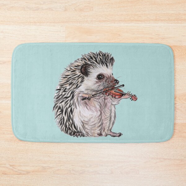 Item preview, Hedgehog violin player designed and sold by Katerina Makarova.