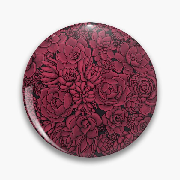 Item preview, Succulents in Viva Magenta- Color of the Year 2023 designed and sold by Katerina Mitkova Kirilova.