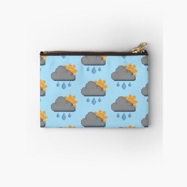 Item preview, Retro Sunny Gloomy Rain Storm Pixel Design designed and sold by 8BitTrip.