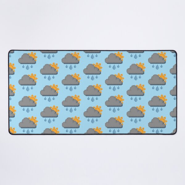 Item preview, Retro Sunny Gloomy Rain Storm Pixel Design designed and sold by 8BitTrip.