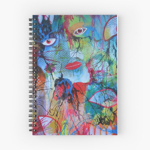 Item preview, Abstract Face With Drips designed and sold by BeaOutsiderArt.
