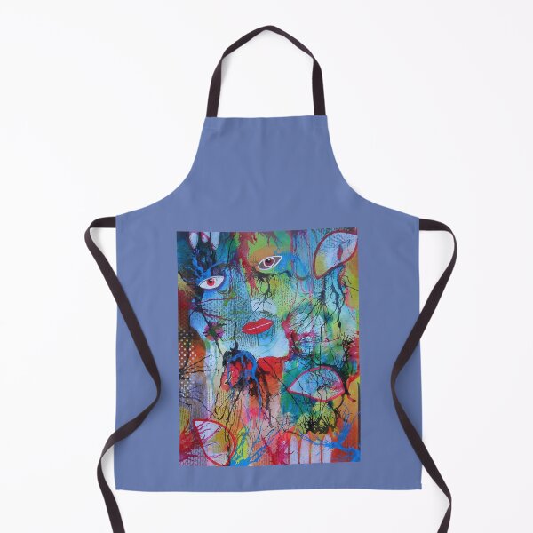 Item preview, Abstract Face With Drips designed and sold by BeaOutsiderArt.