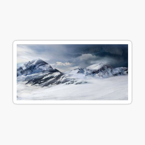 Snowy mountains Sticker