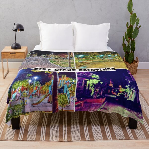 Item preview, City night paintings designed and sold by Mitrodoros.