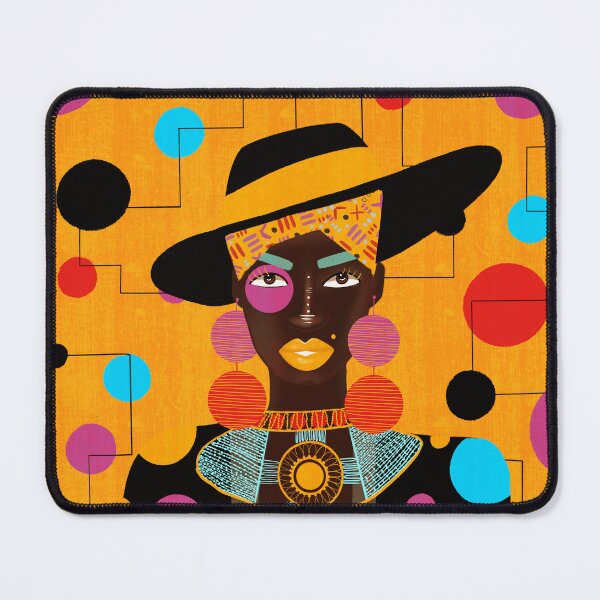 Item preview, Graphic Afro Punk print and intersecting lines and dots designed and sold by EmmieByDesign.
