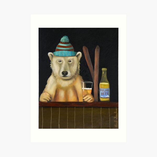 Polar Beer Art Print