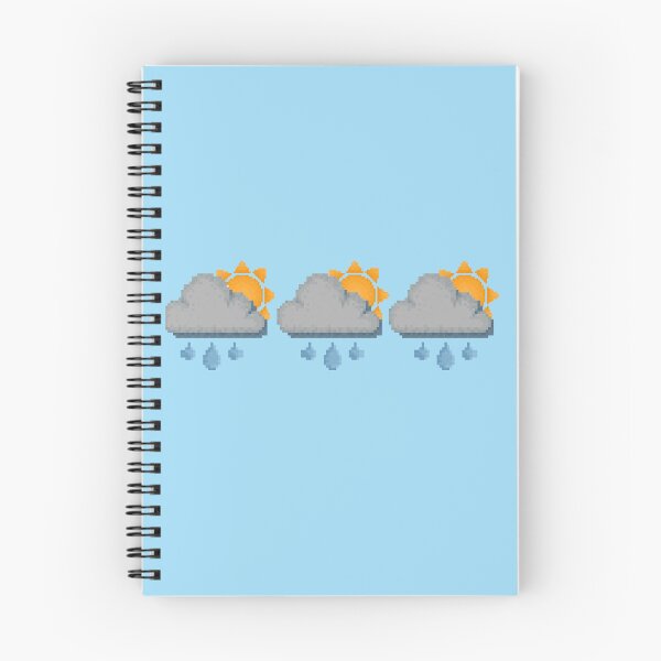 Item preview, Retro Sunny Rain Storm Pixel Design designed and sold by 8BitTrip.