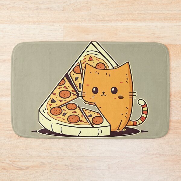 Item preview, pizza cat designed and sold by Chillapy.
