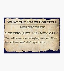 Scorpio Scope Photographic Print
