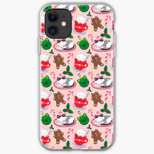 Cat Christmas iPhone Soft Case