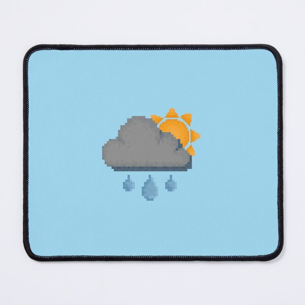 Item preview, Retro Sunny Gloomy Rain Storm Pixel Design designed and sold by 8BitTrip.