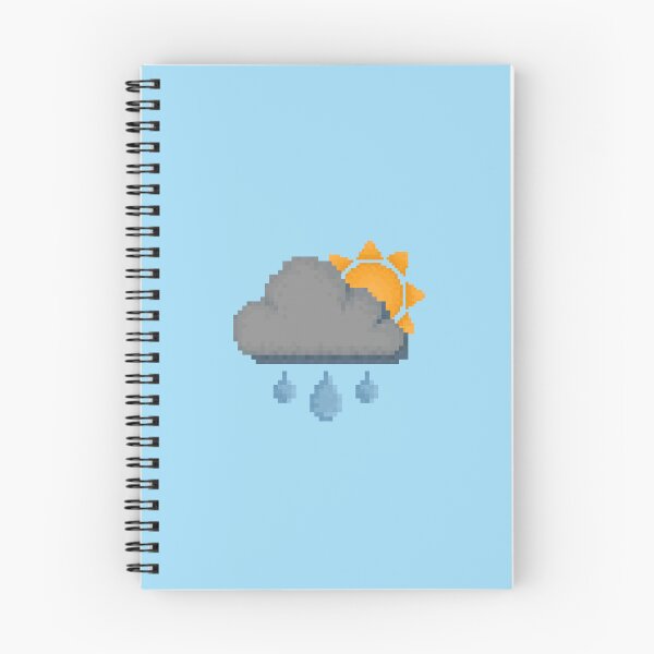 Item preview, Retro Sunny Gloomy Rain Storm Pixel Design designed and sold by 8BitTrip.