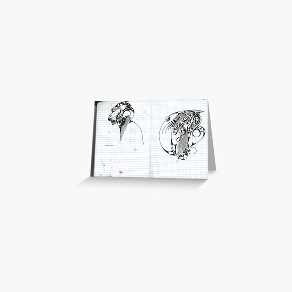L'homme singe Greeting Card