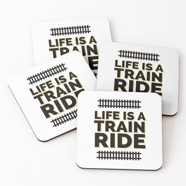 Item preview, LIFE IS A TRAIN RIDE | TRAIN RIDE | TRAINS | RAILWAY | TRAINS | VIA | RAILWAY designed and sold by frikitren.