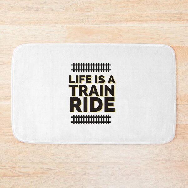 Item preview, LIFE IS A TRAIN RIDE | TRAIN RIDE | TRAINS | RAILWAY | TRAINS | VIA | RAILWAY designed and sold by frikitren.