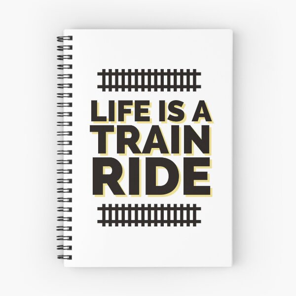 Item preview, LIFE IS A TRAIN RIDE | TRAIN RIDE | TRAINS | RAILWAY | TRAINS | VIA | RAILWAY designed and sold by frikitren.