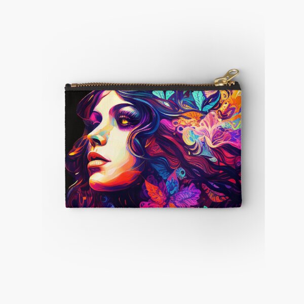 Item preview, PSYCHEDELIC LADY Midjourney AI Artwork designed and sold by davidjulie.