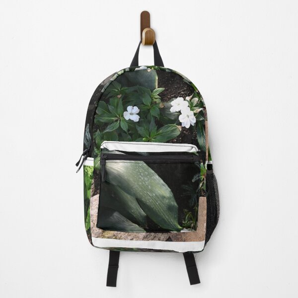 Item preview, Tiny white flowers among green leaves and rocks designed and sold by dabingboshi.