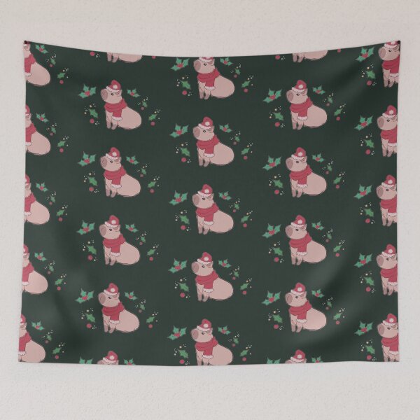 Item preview, Carpincho Navideño [Color, Oscuro] designed and sold by Thirea.