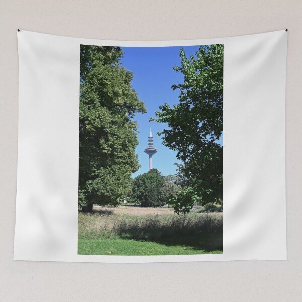 Item preview, One white tower betwen two trees designed and sold by dabingboshi.