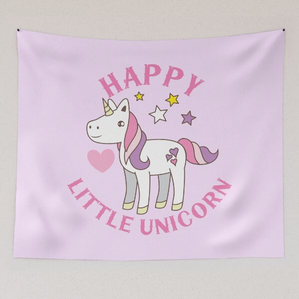 Item preview, Happy little unicorn designed and sold by jazzydevil.