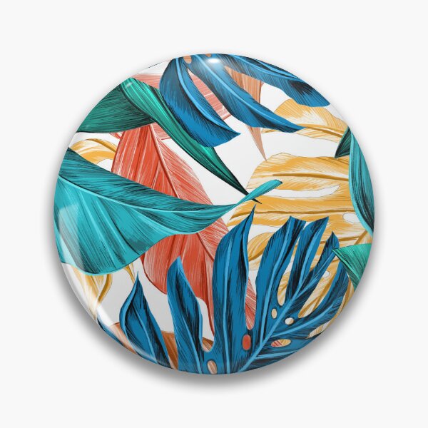 Item preview, Colorful tropical leaves designed and sold by GoDesign1.