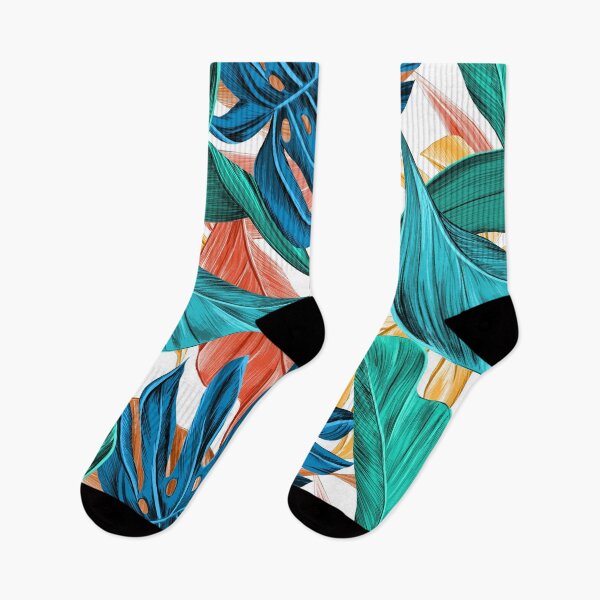 Item preview, Colorful tropical leaves designed and sold by GoDesign1.