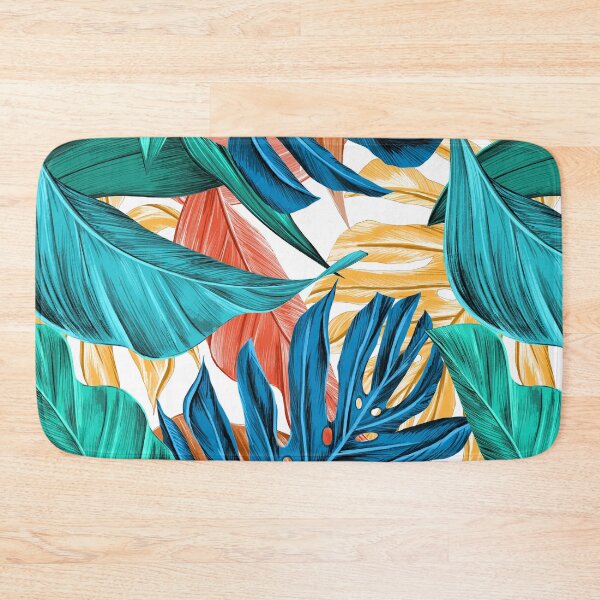 Item preview, Colorful tropical leaves designed and sold by GoDesign1.