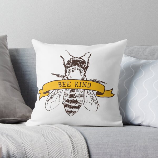 Bee Kind Throw Pillow
