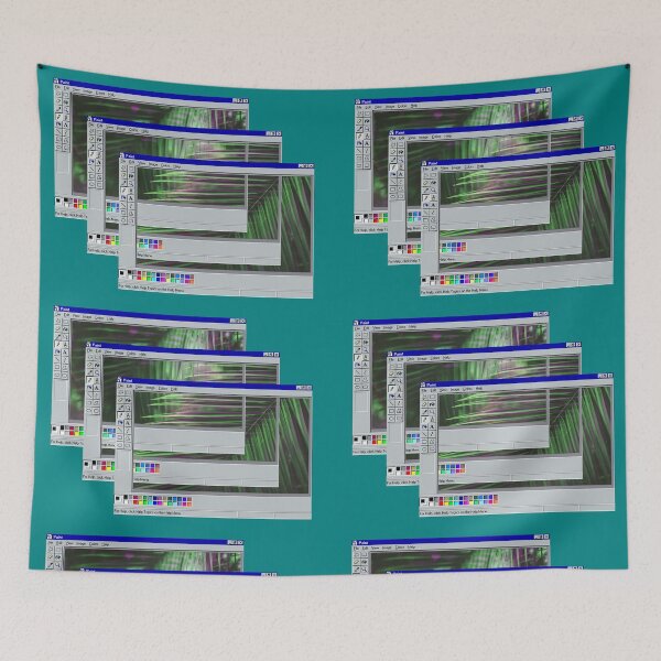 Item preview, Windows 95 Paint Vaporwave designed and sold by Awpie.