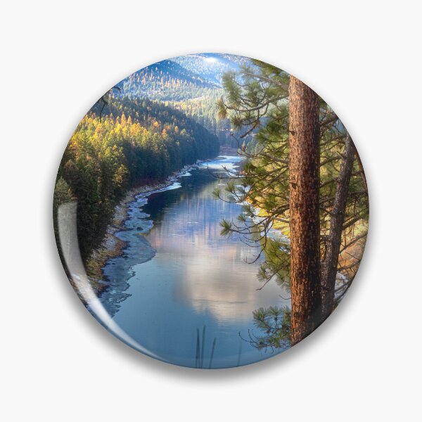 Item preview, The Clark Fork River Through the Trees - Montana designed and sold by Kathy Weaver.