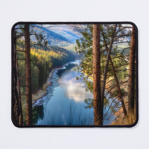 Item preview, The Clark Fork River Through the Trees - Montana designed and sold by Kathy Weaver.