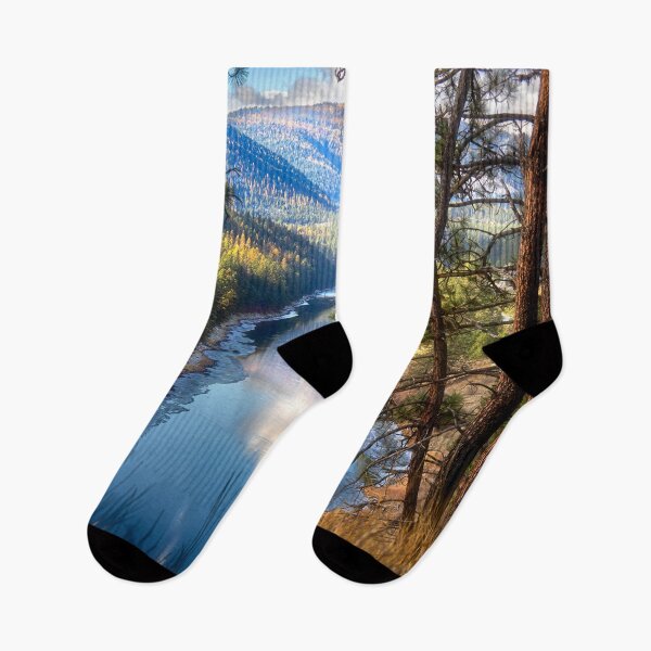 Item preview, The Clark Fork River Through the Trees - Montana designed and sold by Kathy Weaver.