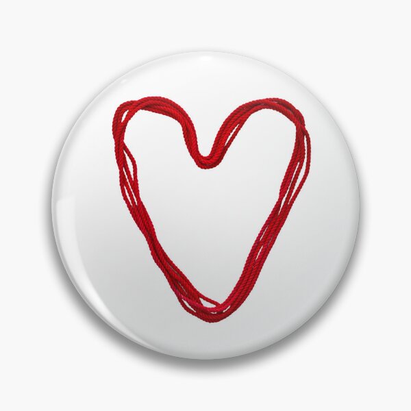 Item preview, heart from red rope designed and sold by siloto.