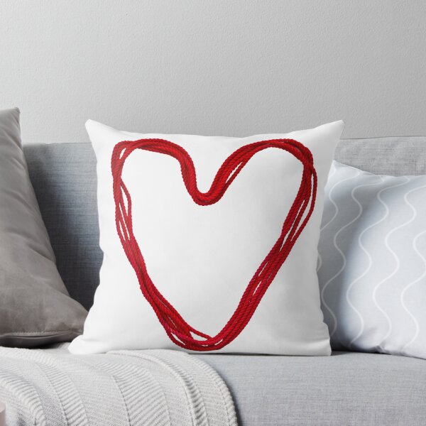 Item preview, heart from red rope designed and sold by siloto.