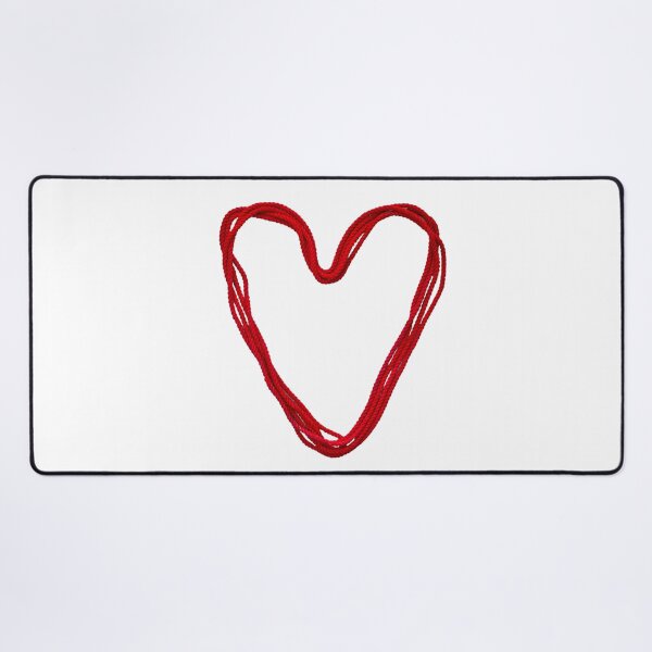 Item preview, heart from red rope designed and sold by siloto.