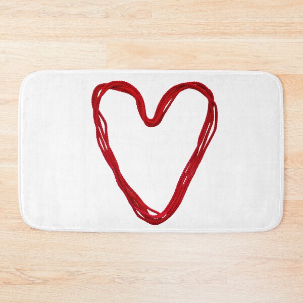 Item preview, heart from red rope designed and sold by siloto.