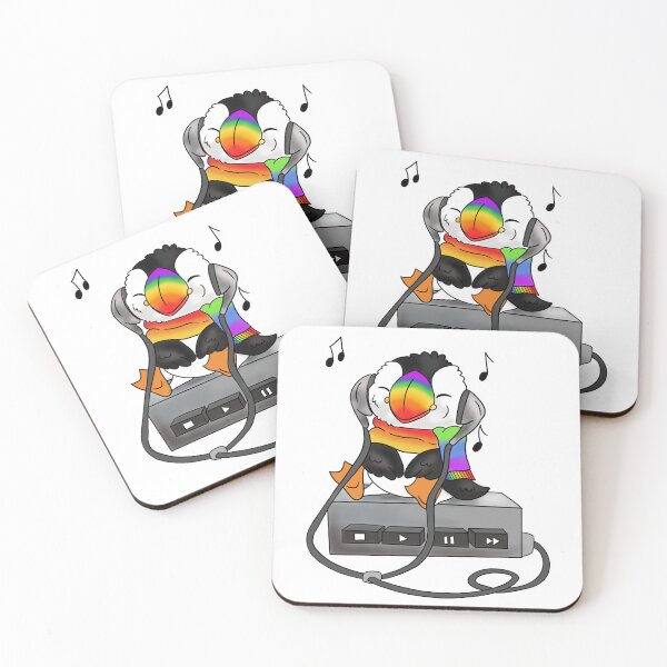 Item preview, Rainbow Puffin  designed and sold by faolansforge.