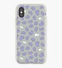Elephants - cute baby pattern by Cecca Designs iPhone Case