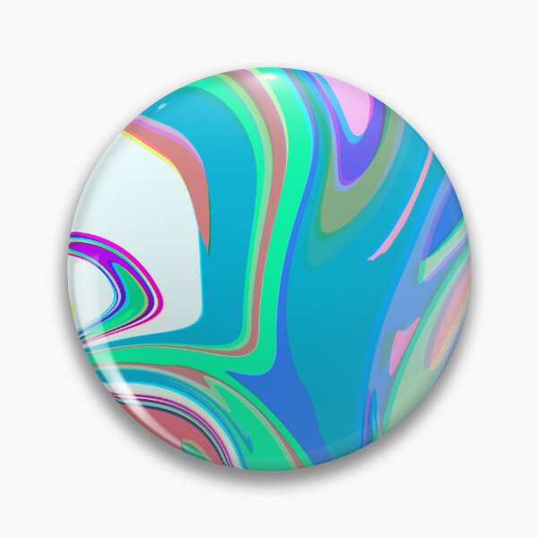 Item preview, Blue, Turquoise, Pink, Green and White Marble Pattern Design designed and sold by theprintedclub.