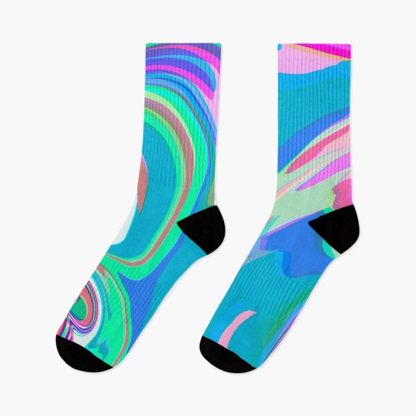 Item preview, Blue, Turquoise, Pink, Green and White Marble Pattern Design designed and sold by theprintedclub.