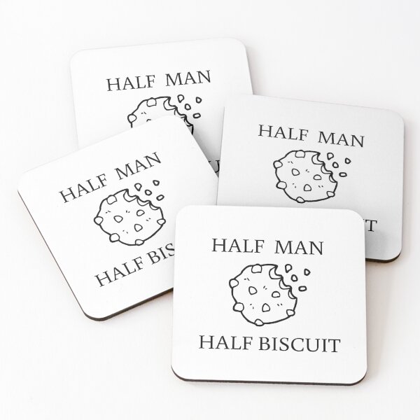 Item preview, "HALF MAN HALF BISCUIT" quote (6) designed and sold by FunnyBunny110.