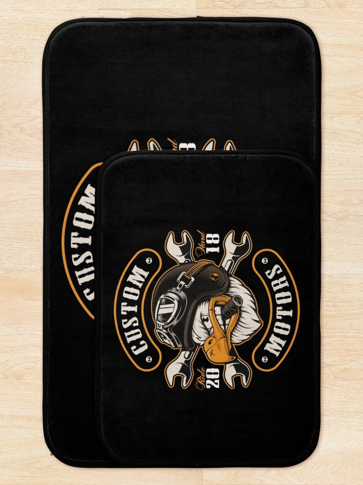 Thumbnail 5 of 6, Bath Mat, Eagle Custom Motors designed and sold by Racing-Style.