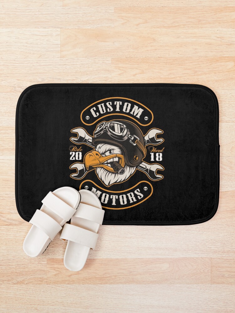 Thumbnail 1 of 6, Bath Mat, Eagle Custom Motors designed and sold by Racing-Style.